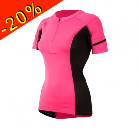 pearl izumi maillot running/trail femme pursuit rose maillot sport running femme