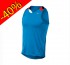 pearl izumi maillot running homme sans manche fly singlet bleu débardeur running